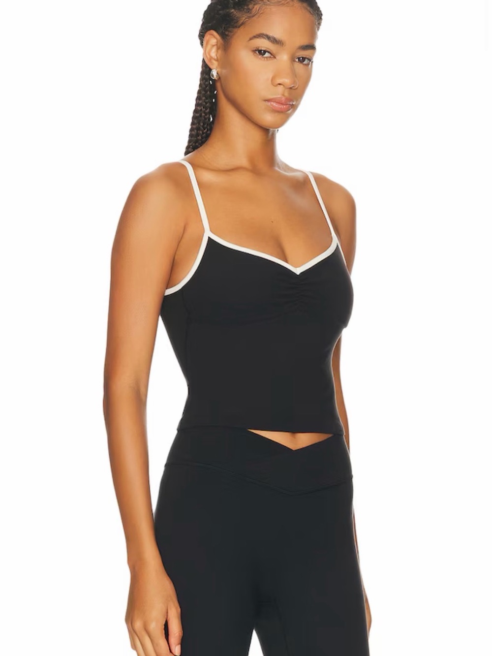 437 Matching Athleisure Set: The V Legging & Ballet Tank in Black Size Medium - Picture 6 of 10